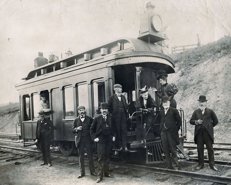 The President's Track Inspection Car - Fall Brook Rail